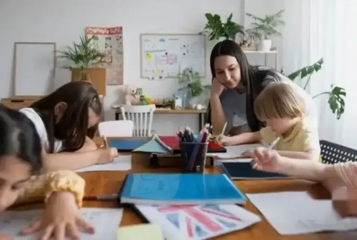 Lektor podczas zajęć